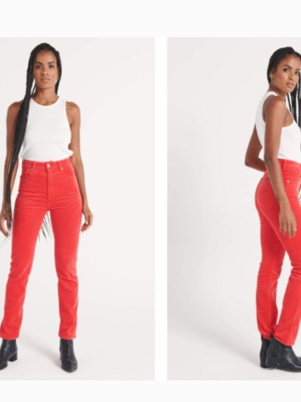 Like New! ROLLA'S Dusters Poppy Cord High Rise Slim Size 26